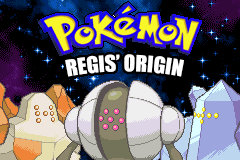 Pokemon - Regis Origin (Hack) — Title screen